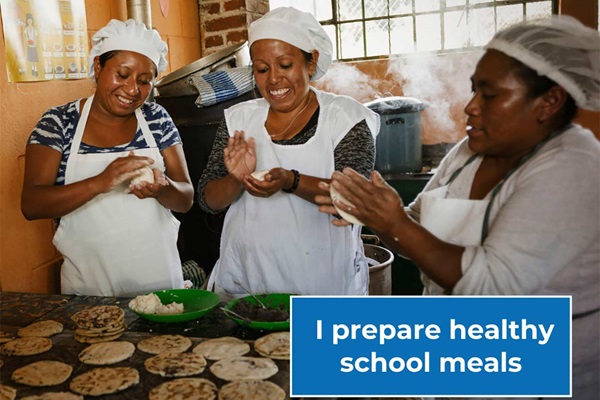 Healthy school meals I prepare - Call for experiences from school foodservice staff